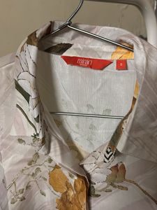Exquisite Floral Print Kimono-Style co ord set
