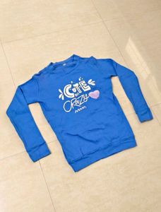 Blue "Cute But Crazy" Sweatshirt 📍Free Delivery