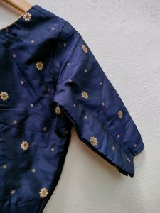 Dark Blue Blouse