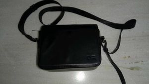 Black Leather Crossbody Bag