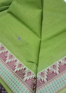 Vibrant Lime Green Saree