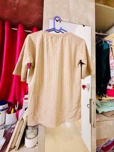 Cute Beige "Love" Graphic T-Shirt