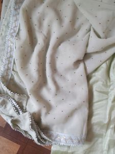 Beautiful Light Green Suit With Dupatta ✨