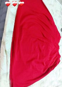 Vibrant Red/Maroon Skirt