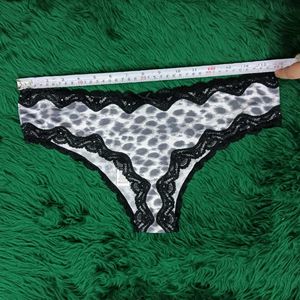 Leopard 🫴🏻🎁Print Lace Trim Panty