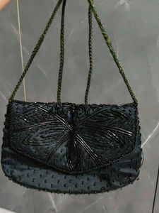 Elegant Beaded Clutch Bag