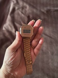 Casio Rose Gold Digital Watch
