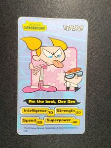 Dexter's Laboratory Choki card collectible COMBO