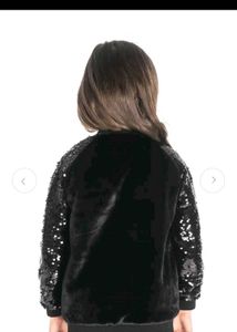 Cherry Crumble Sparkly Sequin Jacket for Girls