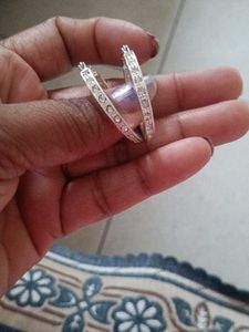 Sparkling Hoop Earrings