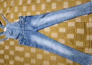 Women's Blue Denim Overalls