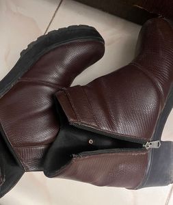 Chunky Heel Ankle Boots