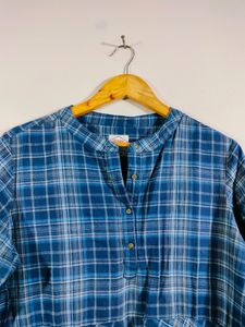 Blue Cheked Dresses (Women's)