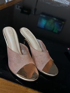 Sparkly Rose Gold Heels