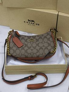 Coach Signature C Monogram Shoulder Bag