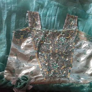 SEA GREEN PARTY GOWN (6-10 yrs girls)