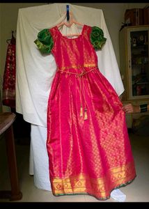 Beautiful Pink Silk Gown