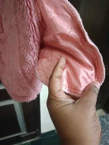Light Pink Color Winter Coat