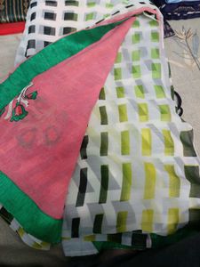 Chennai express geometric saree
