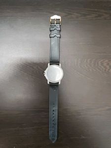 Classic Black Strap Wristwatch