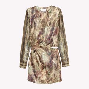 Unique Print Mini Dress