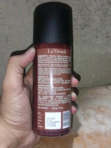 La'French Black Leather Body Spray 24 longlastc