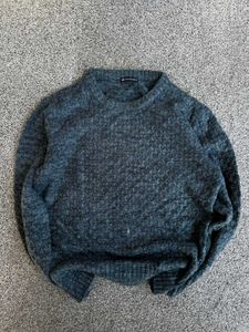 Cozy Blue Knit Sweater