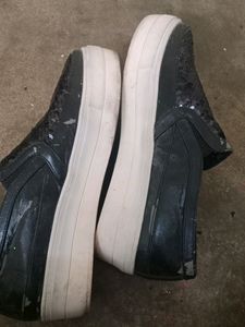Black Shining Casual Shoes (40)