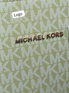 Michael Kors Light Green Logo Tote Bag