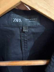 Zara tie front shirt