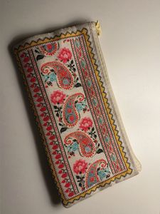 Boho Paisley Print Pouch