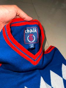 Chalk Argyle Knit Sleeveless Sweater
