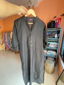 Elegant Charcoal Grey Kurta