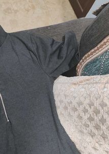 Simple Grey T-Shirt Dress