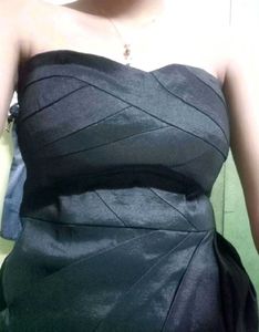 Elegant Black Strapless Dress