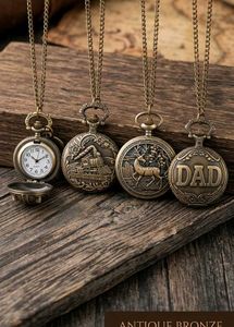 Vintage Pocket Watch Necklace Collection