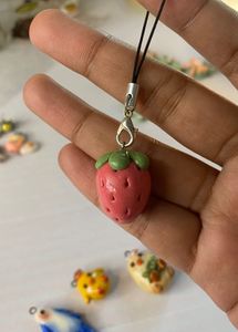 Set of 4 clay charms