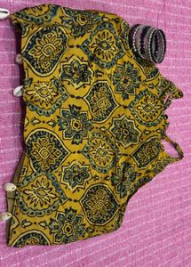 Boho Print Halter Neck Blouse
