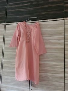 Chanderi Silk Zardosi Kurti