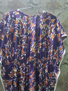 Floral Print Kaftan Nightgown