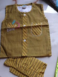 Cute Striped Baby Outfit