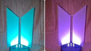 New BTS Logo LED Lamp Light