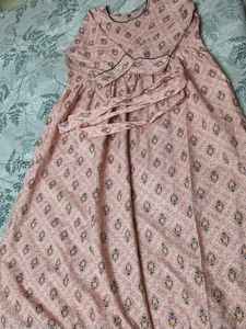 Floral Print Midi Dress with Belt