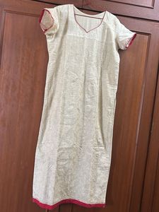 Elegant Beige Kurta for Women