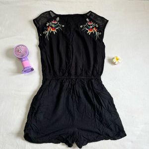 black jumpsuit/ swimwear