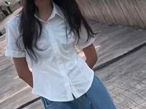 Classic White Short Sleeve Button-Up Top