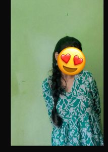 Floral Print Long Sleeve Kurta