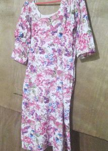 Floral Print Kurta