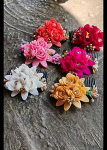 Beautiful Floral Hair Combs 6