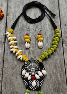 Handmade Tribal-Inspired Necklace & Earrings